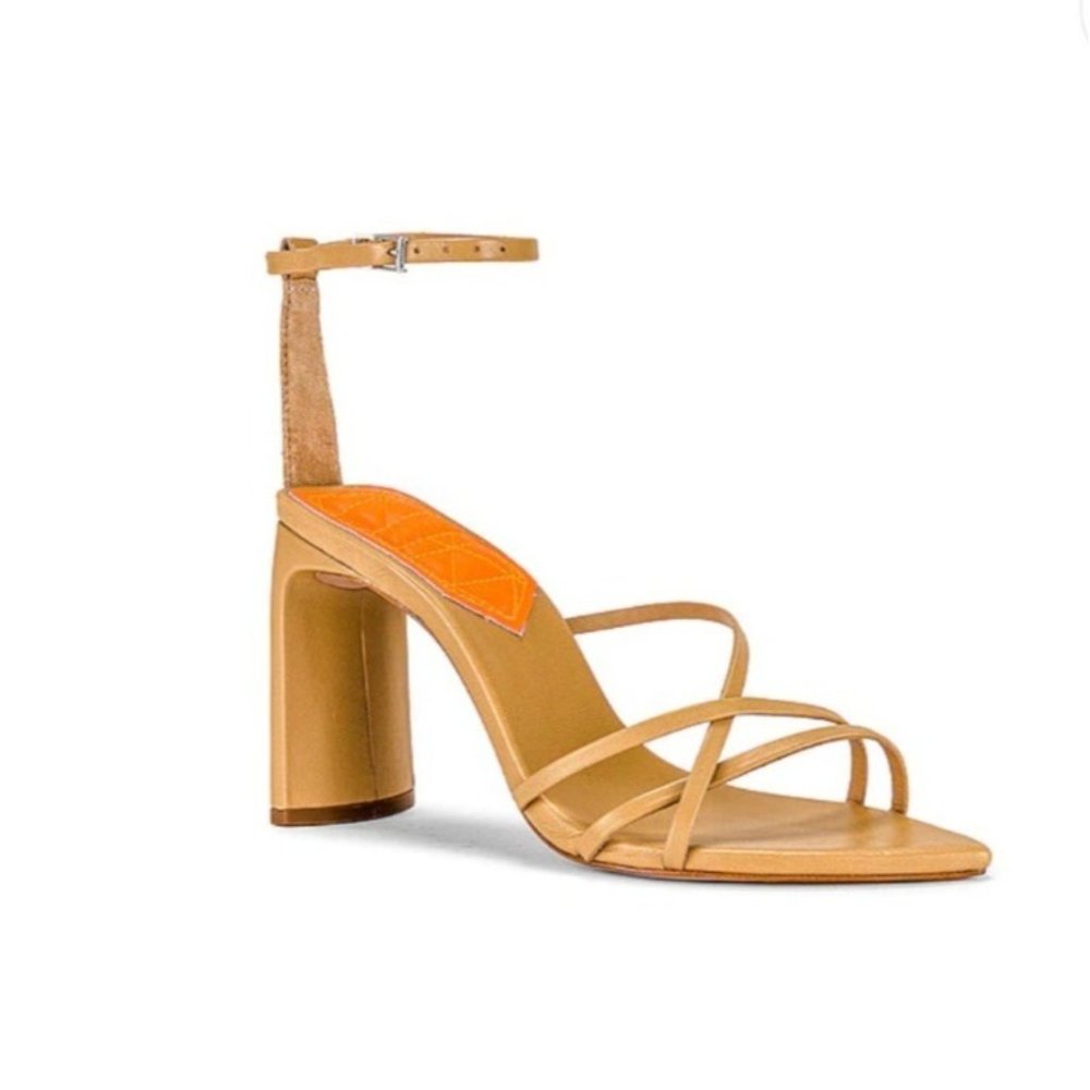 Schutz Franceline Sandal in Nappa Light Wood